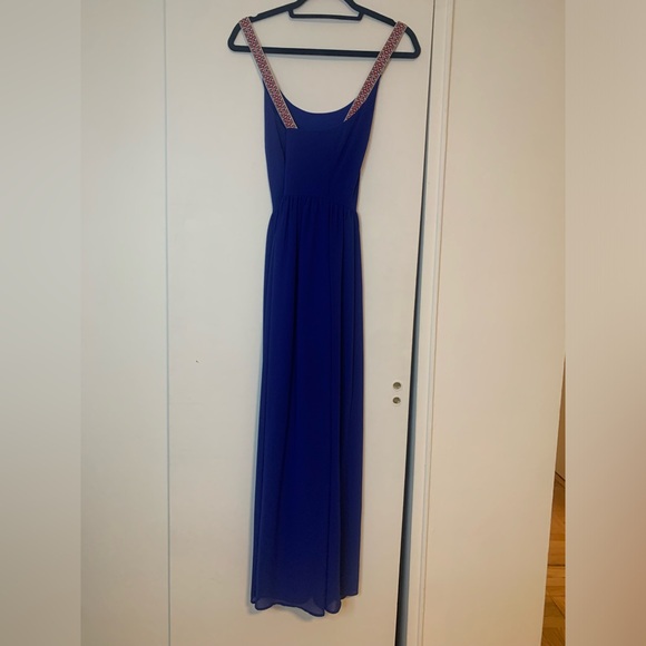 Double Zero Cobalt Blue Maxi Dress - Picture 3 of 3